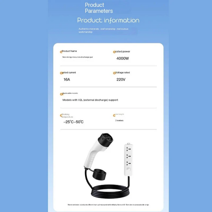 V2L Discharge Adapter Type2 - HOT GWM