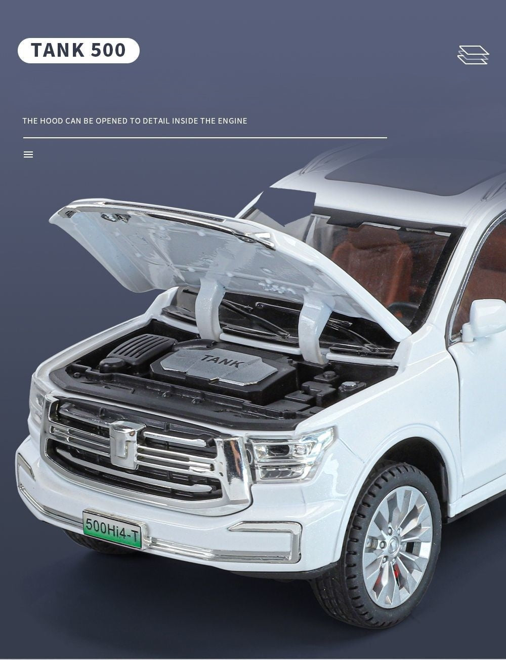 Toy model for GWM TANK 500 - HOT GWM