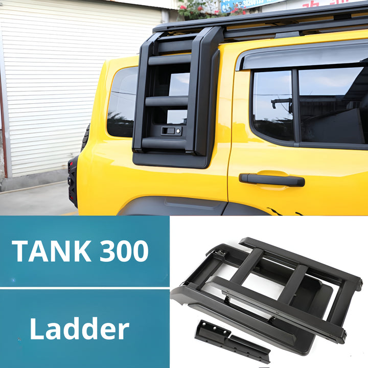 Aluminum Alloy Rear Window Folding Ladder for GWM Tank 300 - HOT GWM
